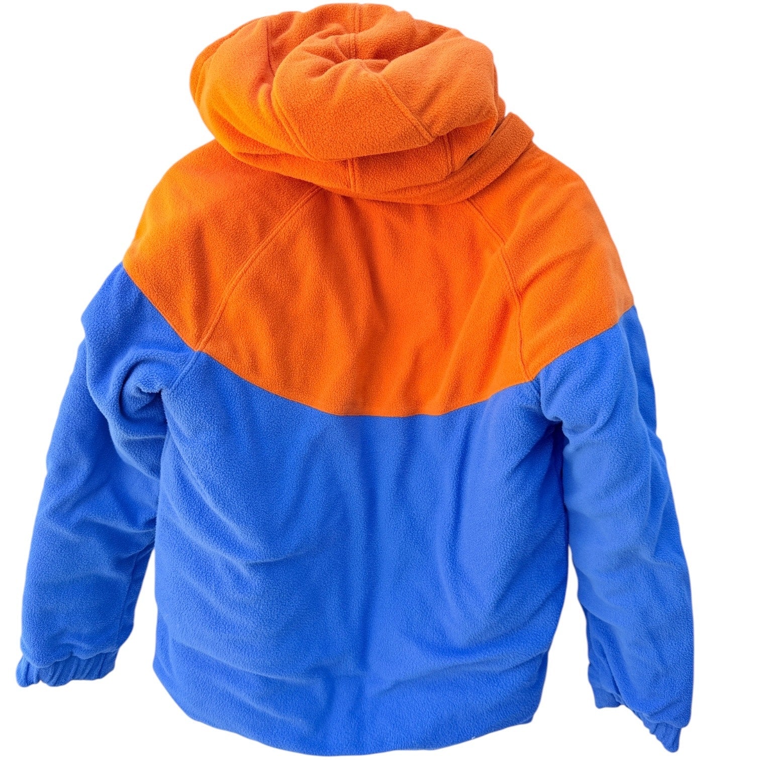 Nike Reversible Jacket Youth XL 18-20 Blue Orange Hooded Full Zip Coat Kids
