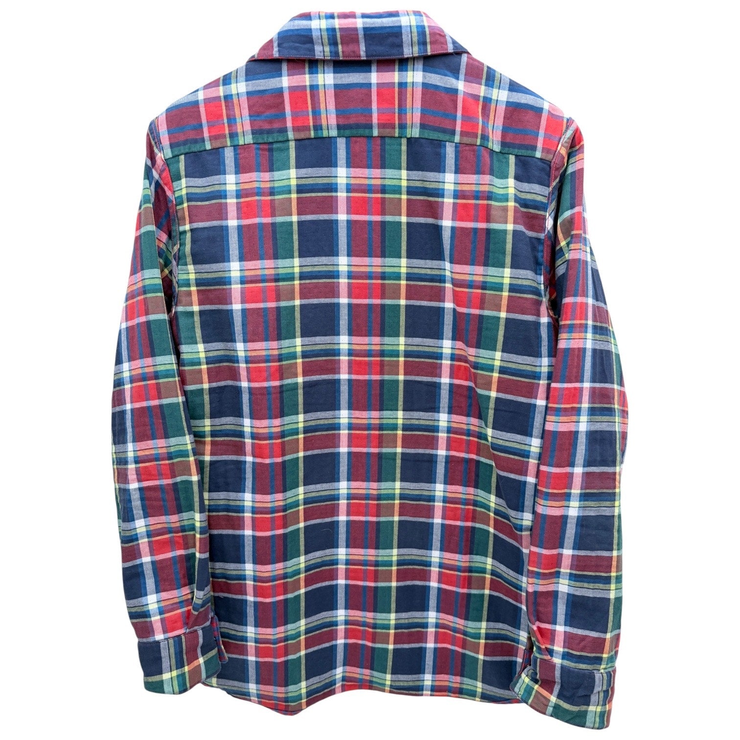 Marvel Avengers Reversible Button Up Shirt Mens Medium Plaid Casual Long Sleeve