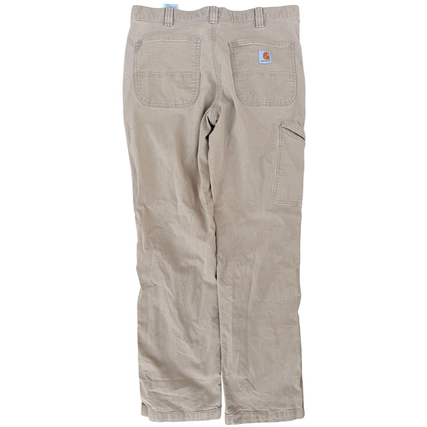 Carhartt Relaxed Fit Work Pants 33x32 Khaki Canvas Workwear