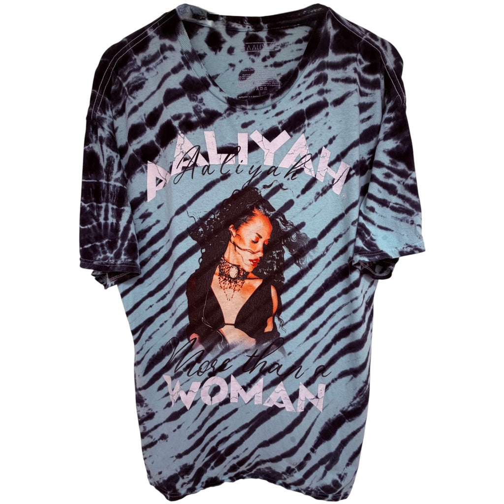 Aaliyah Men's Green Aaliyah More Than a Woman T-Shirt — front view