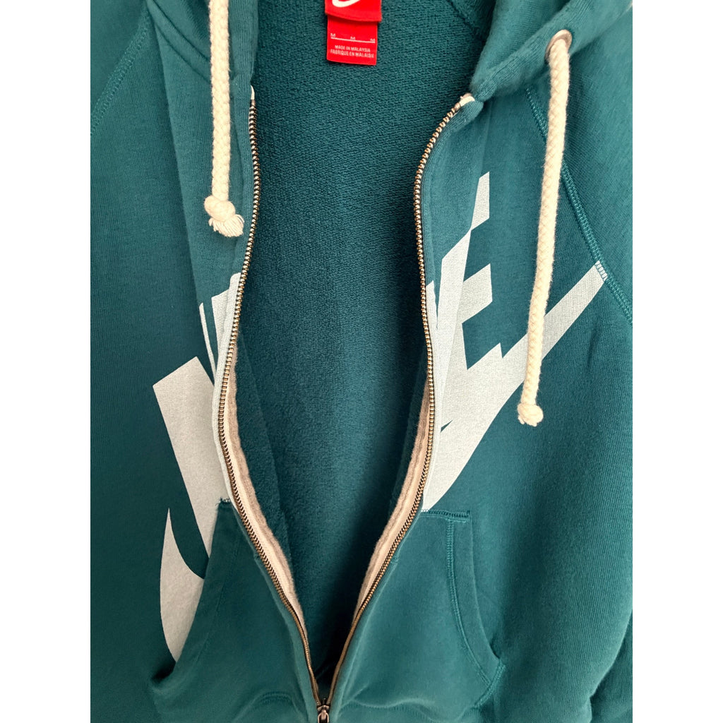 Nike Big Logo Hoodie Womens Medium Teal