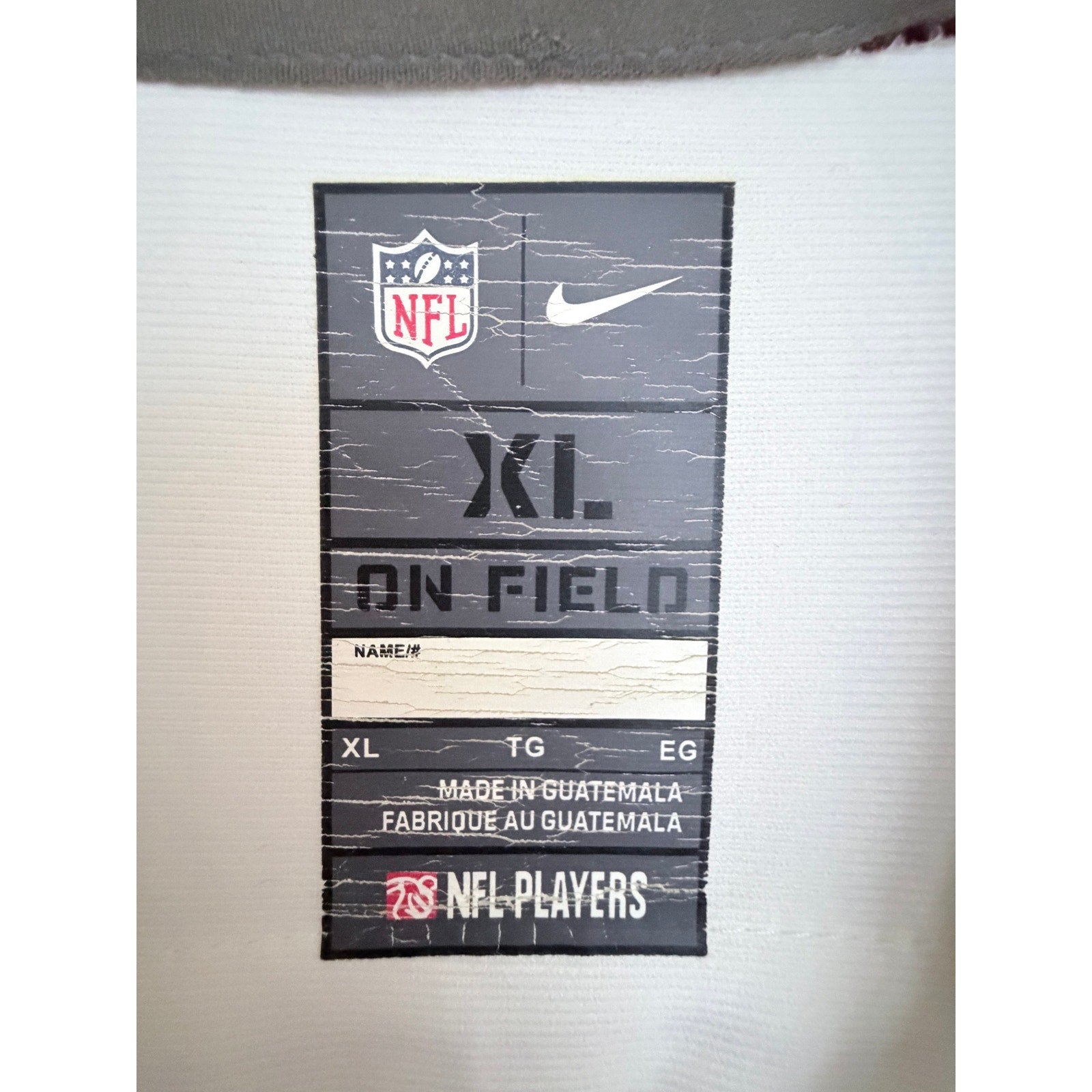 Nike Washington Commanders Robert Griffin III 10 NFL Field Jersey Mens XL White