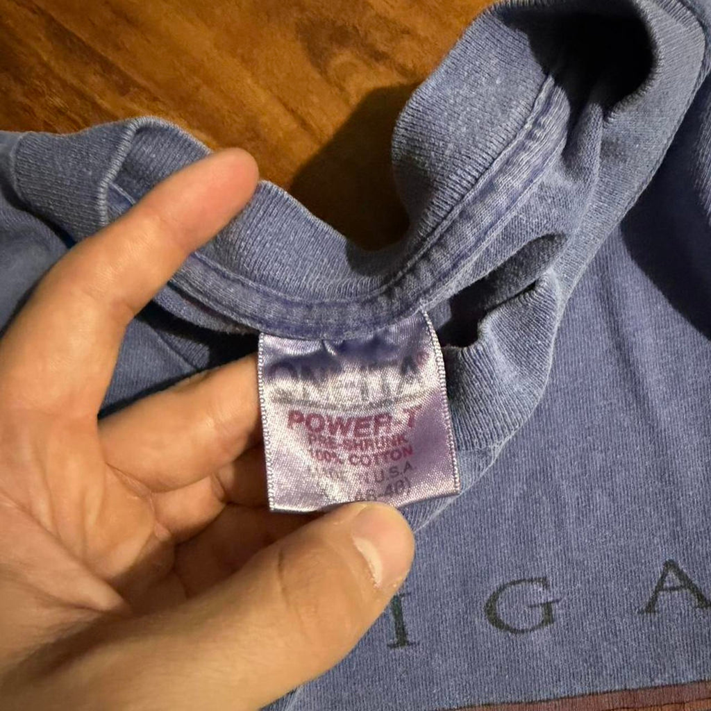 Vintage 90s sun faded michigan