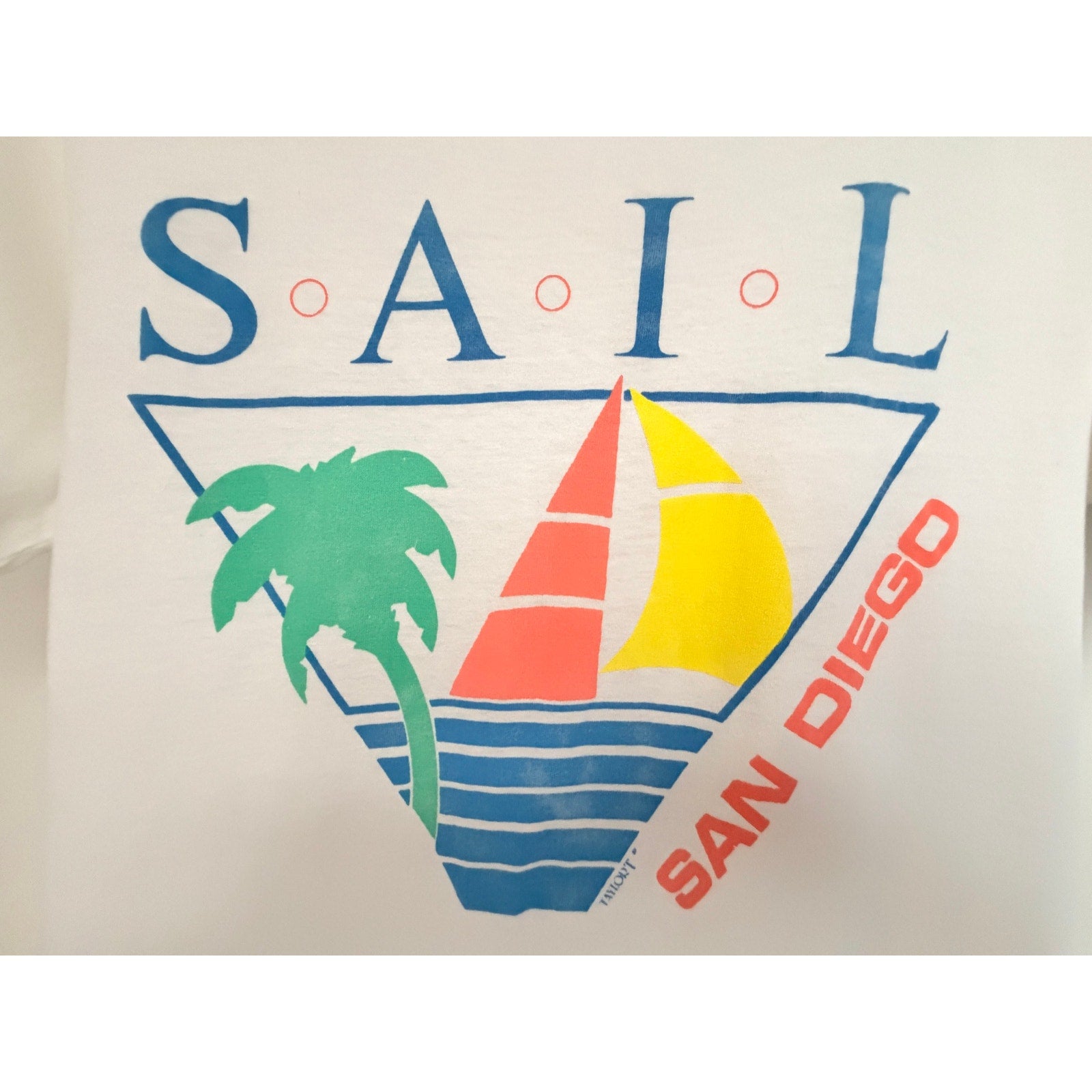 Vintage 1987 Sail San Diego Tee Mens M