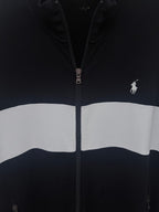 Polo Men's Navy Blue Colorblock Full-Zip Windbreaker Jacket — view 4