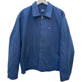 Dickies Work Jacket Mens Large Navy Zip Front Quilted Lined Workwear