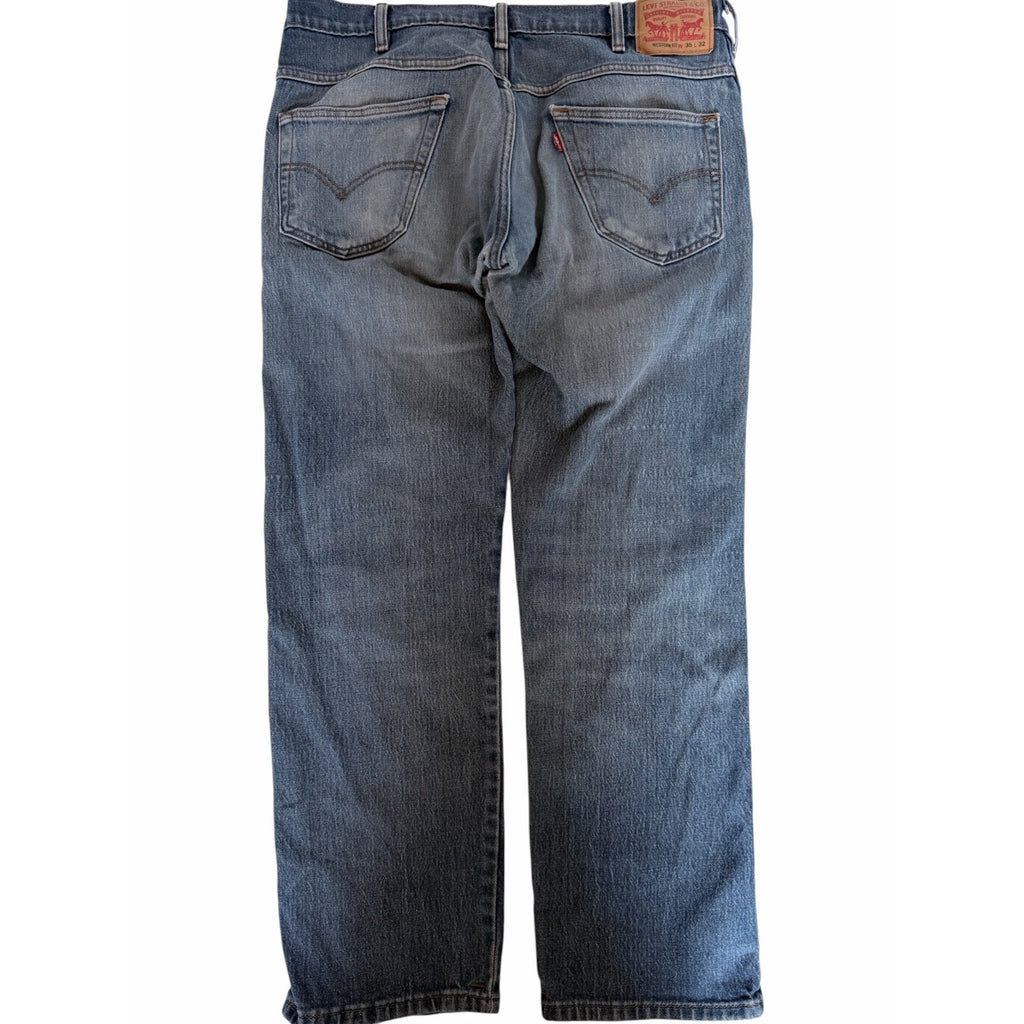 Levi Strauss 550 Jeans Mens 35x32 Blue Denim Relaxed Fit Classic Pants