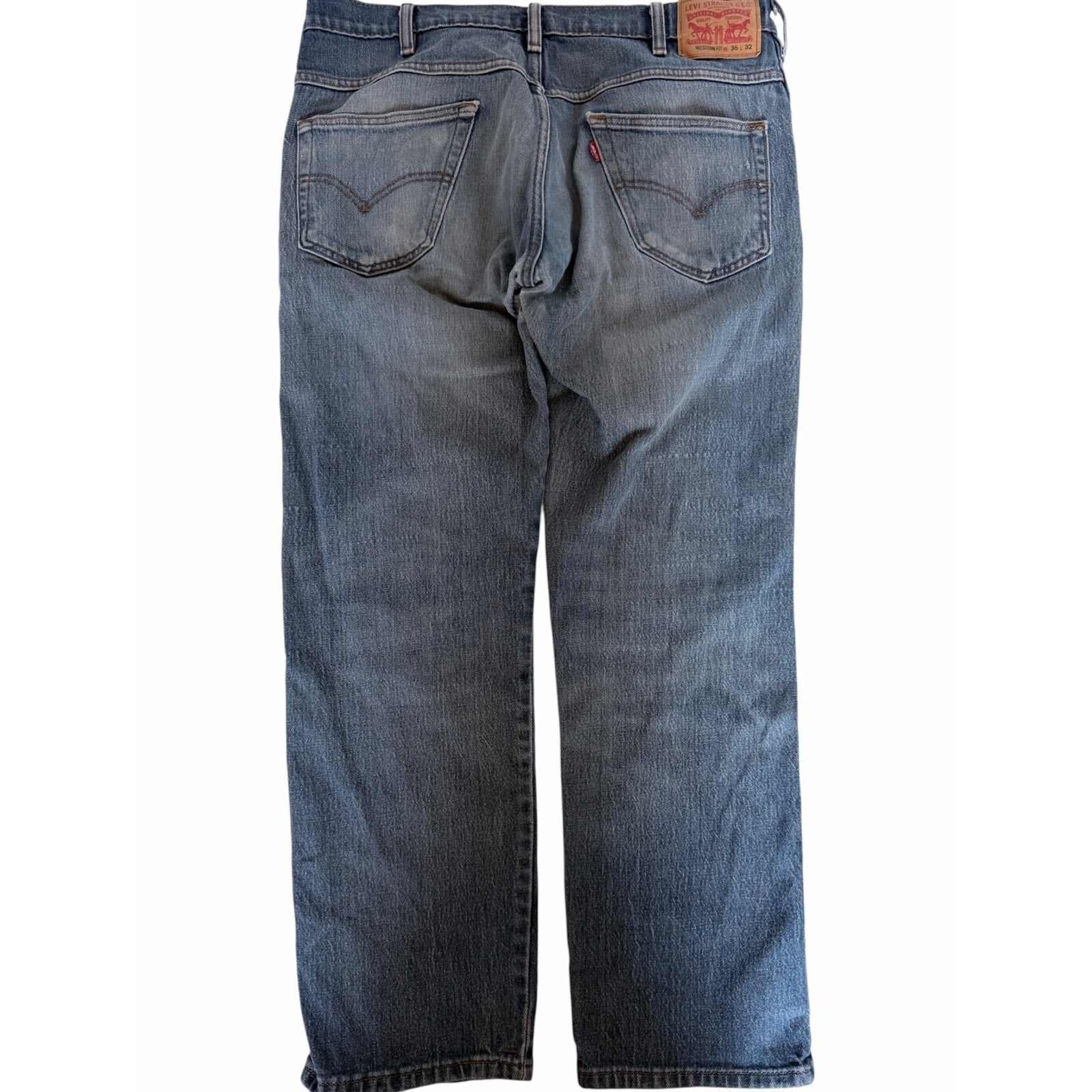 Levi Strauss 550 Jeans Mens 35x32 Blue Denim Relaxed Fit Classic Pants