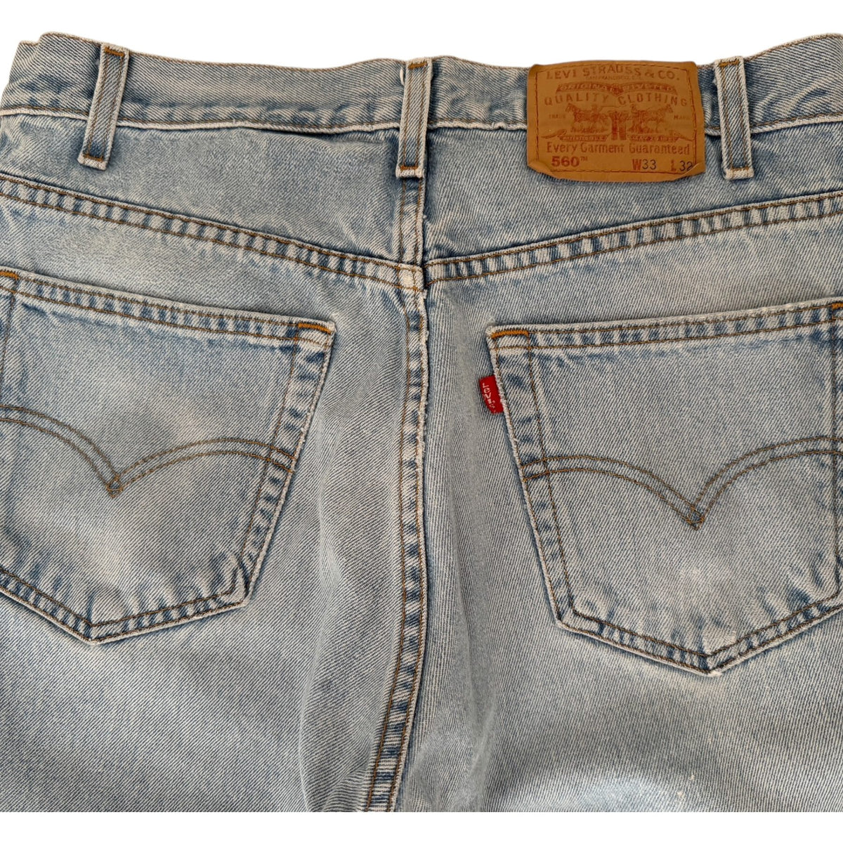 Levi's Men's Light Blue 560 Loose Fit Tapered Leg Jeans — view 6