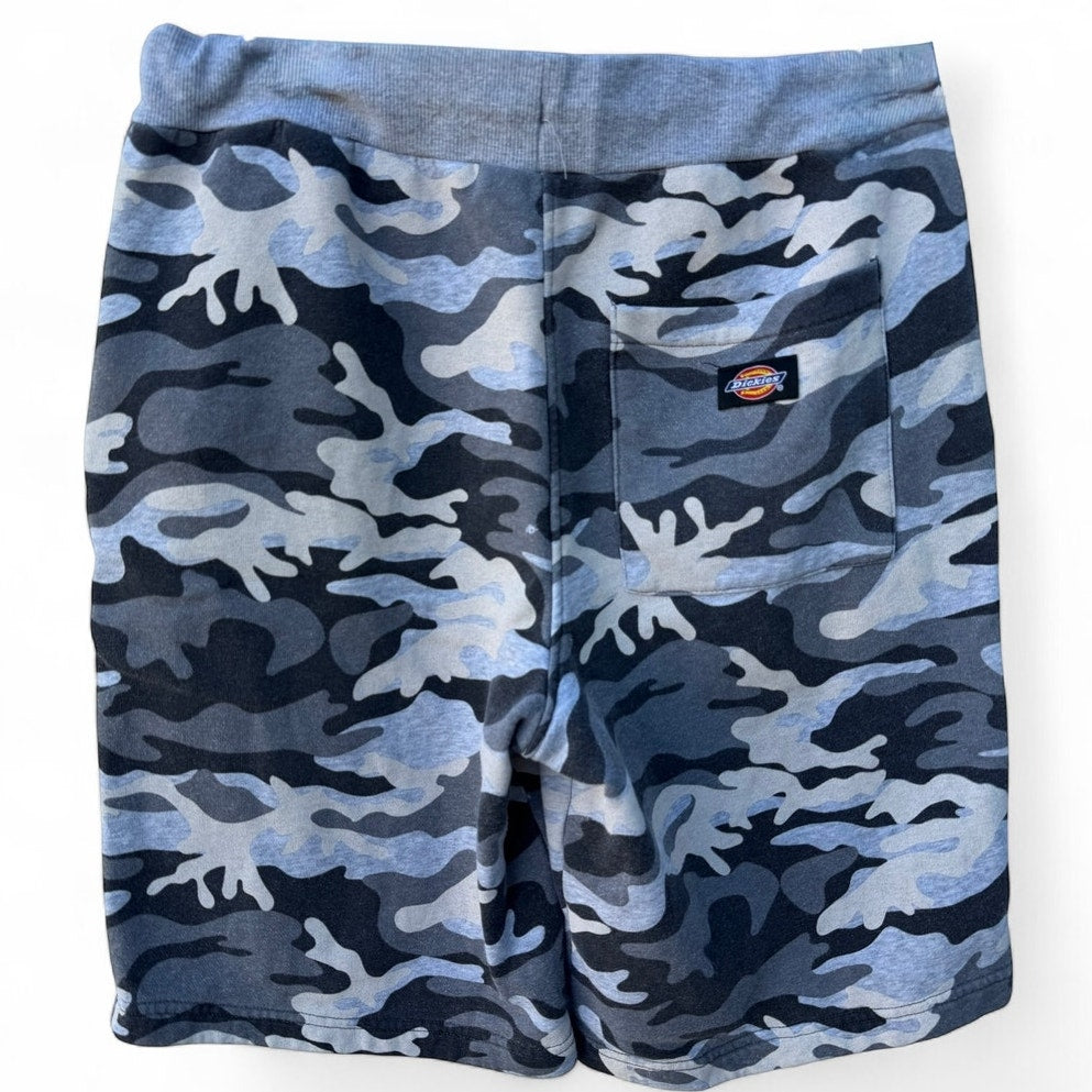 Dickies Blue Camo Fleece Shorts XL