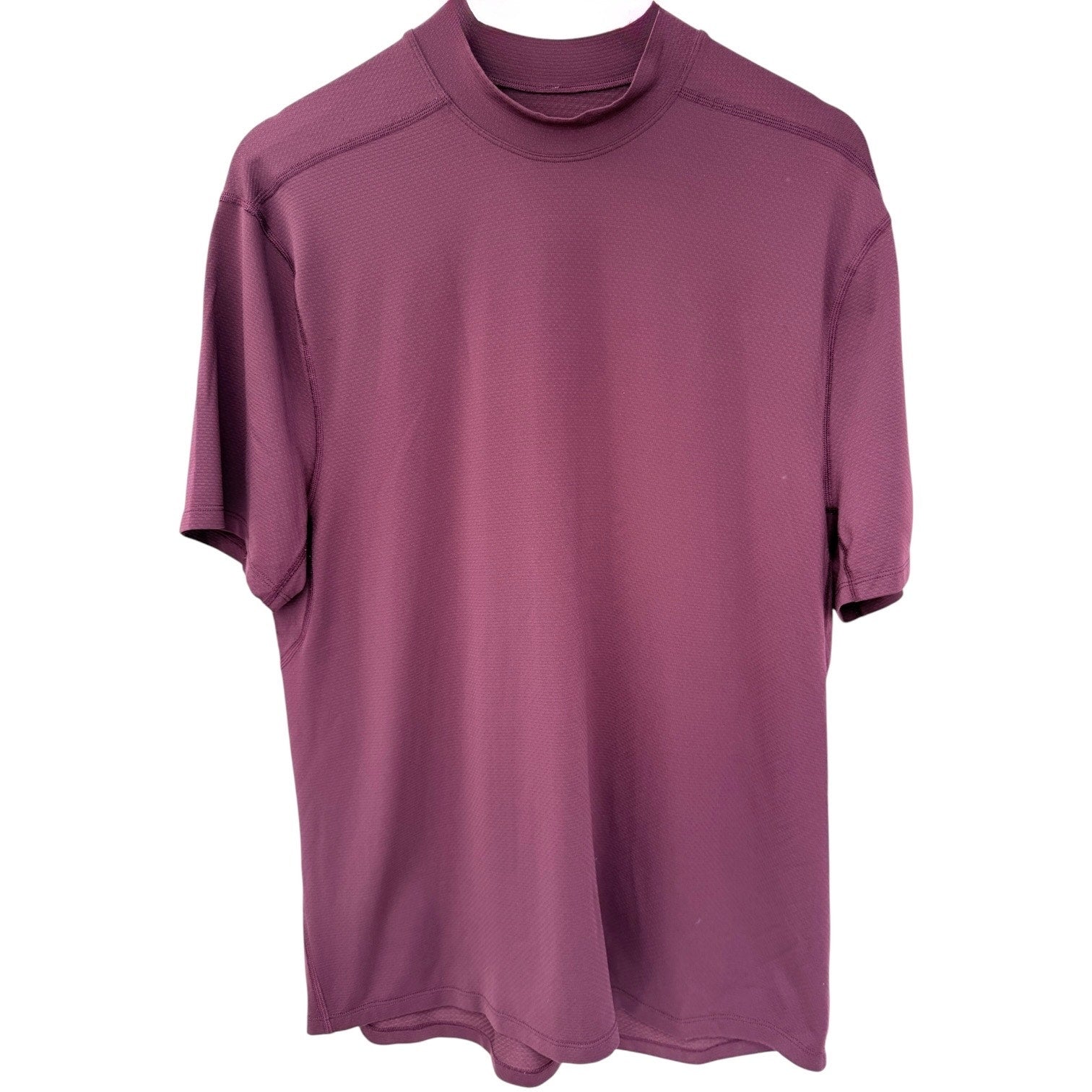 Lululemon Training Shirt Mens XL Burgundy Athletic Performance Workout Tee