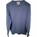 Woolrich 100% Wool Crewneck Sweater Men's Medium Blue Knit