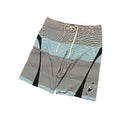 O’Neill Superfreak Board Shorts Men’s 34 Blue Gray Stripe Surf