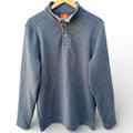 Merrell Select Regulate Fleece Pullover Mens Med Gray Snap Neck Outdoor Jacket