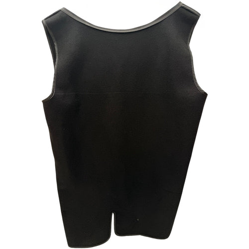Burberry Brit Sleeveless Vest Womens Black Tie Front Designer Layering Top