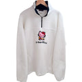Sports World Women's White Hello Kitty Mock Neck Fleece — front view