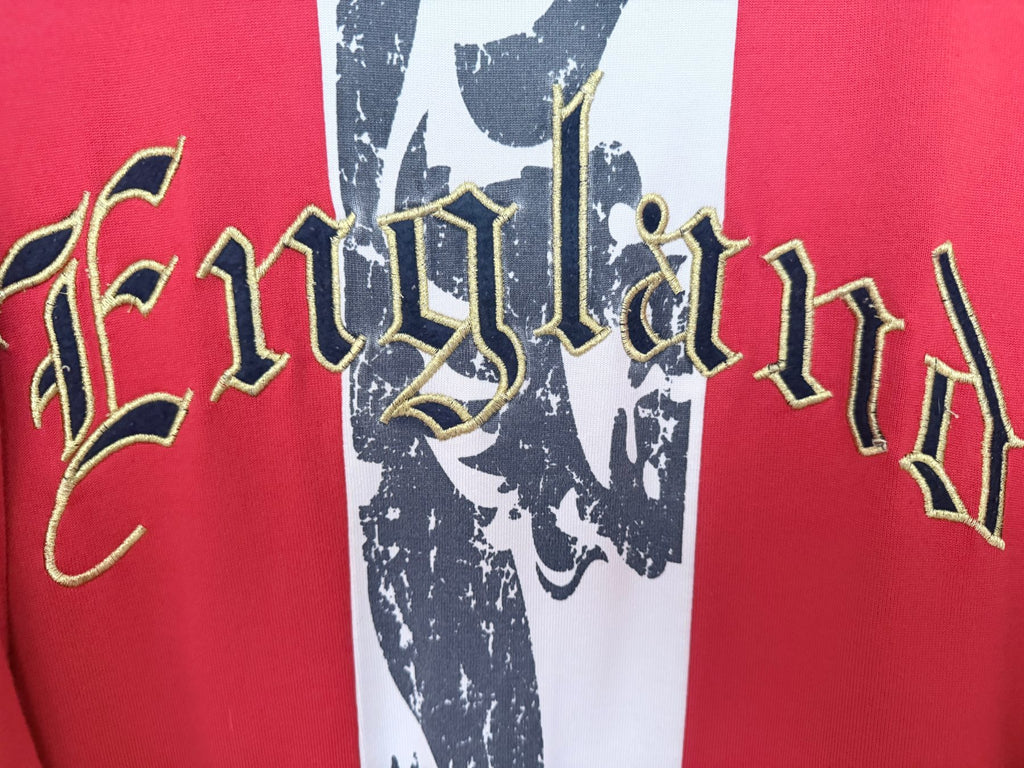 Kappa Men's Red England Full-Zip Mock Neck Jacket — view 6