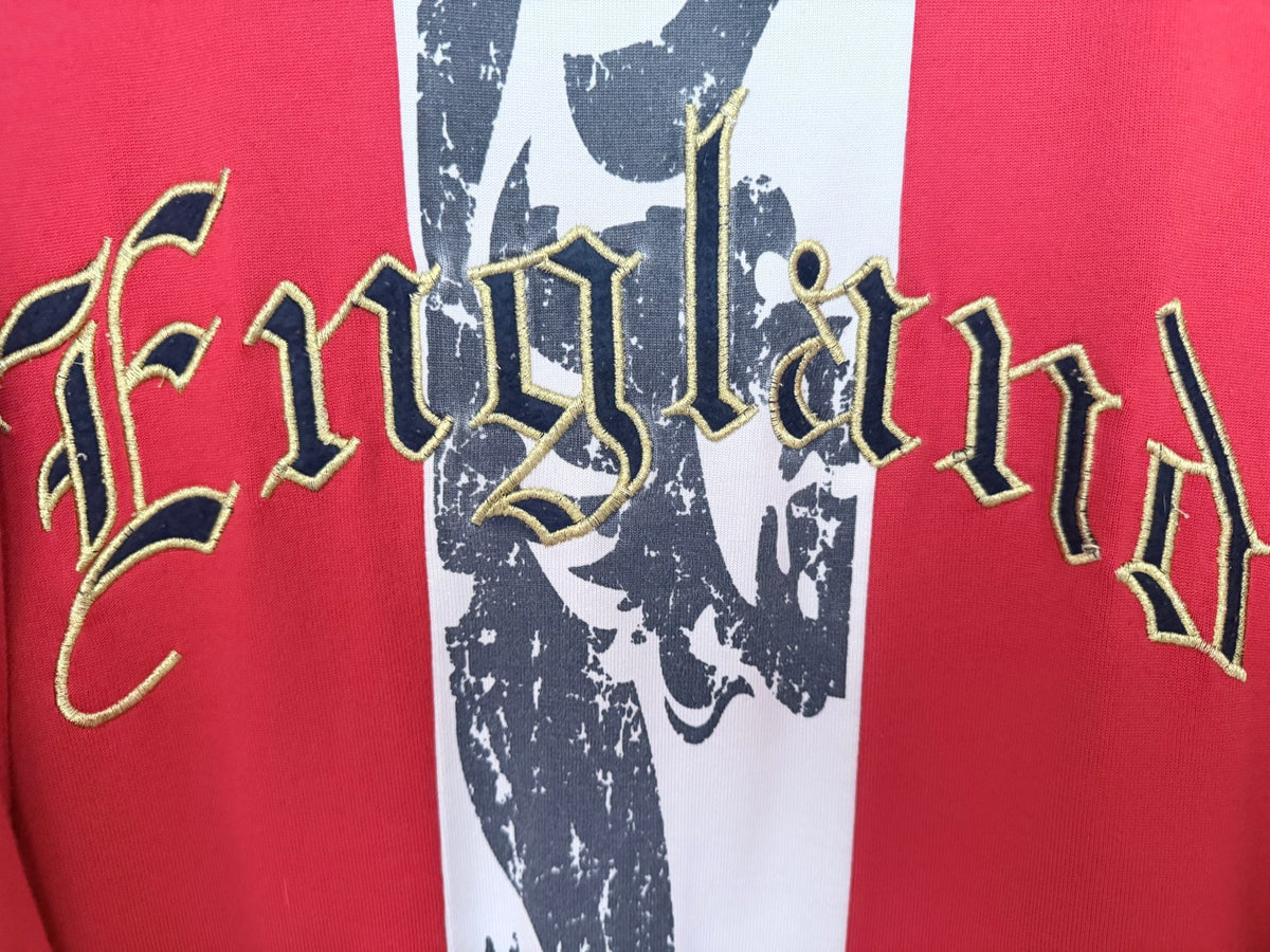 Kappa Men's Red England Full-Zip Mock Neck Jacket — view 6