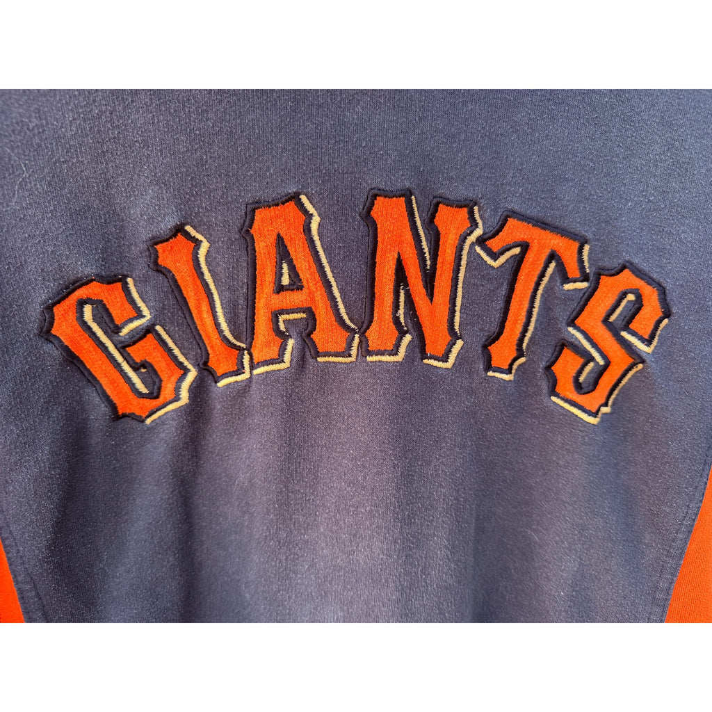 San Francisco Giants Majestic Hoodie Medium Black Orange