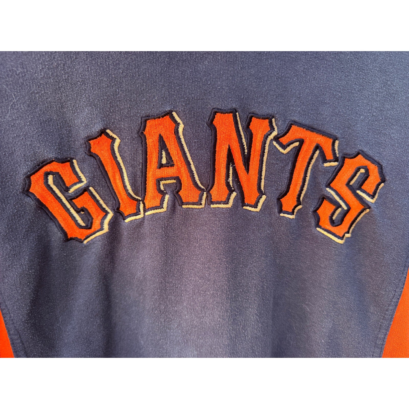San Francisco Giants Majestic Hoodie Medium Black Orange
