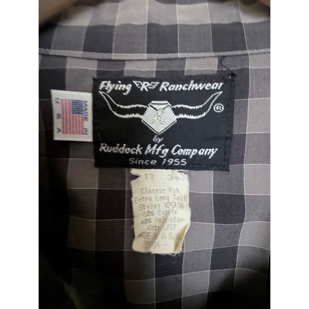 Flying R Ranchwear Plaid Western Shirt