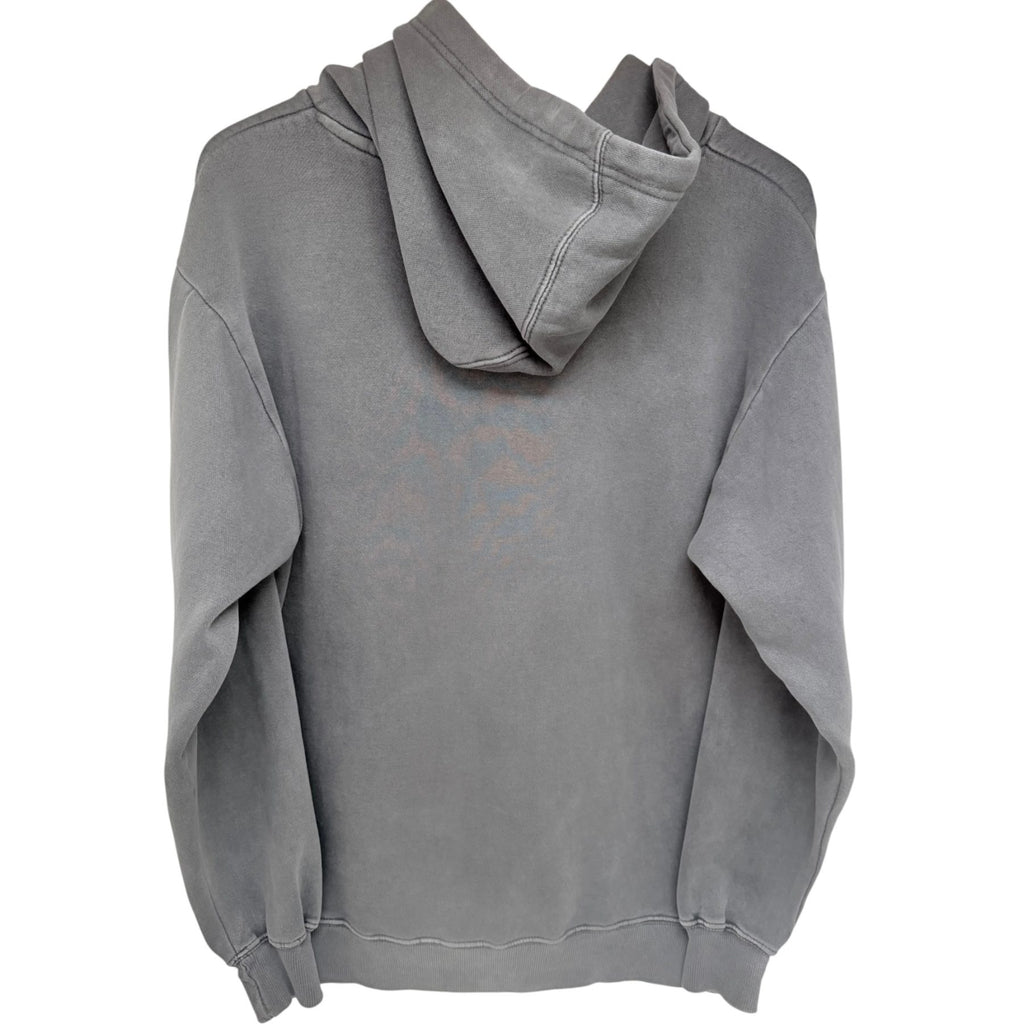 Crooks & Castles Men's Gray Death Row Records Hoodie — back view