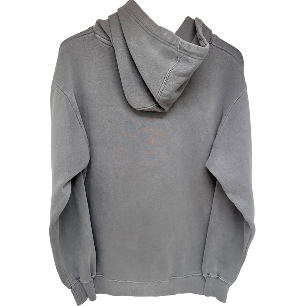 Crooks & Castles Men's Gray Death Row Records Hoodie — back view