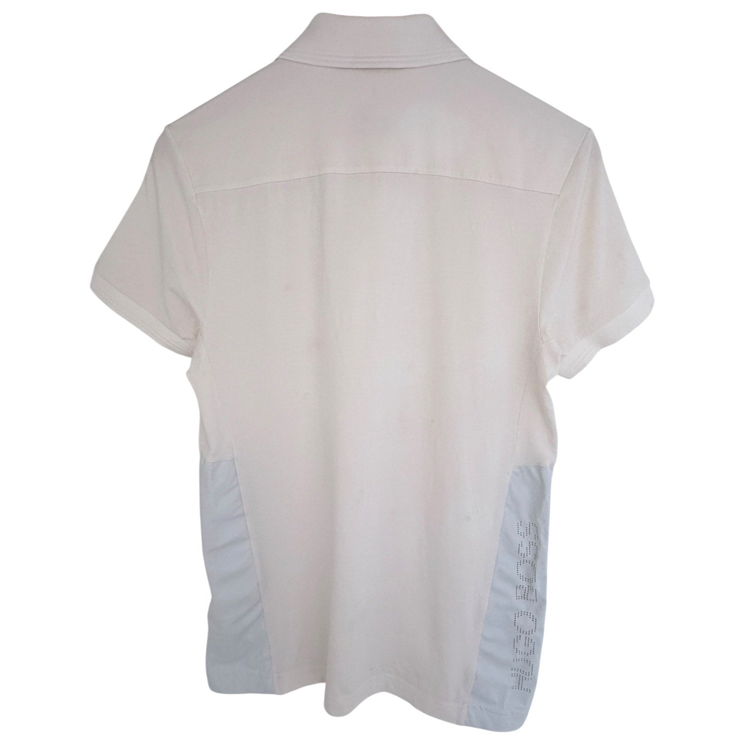 Hugo Boss Polo Shirt Mens Small White Short Sleeve Cotton Classic