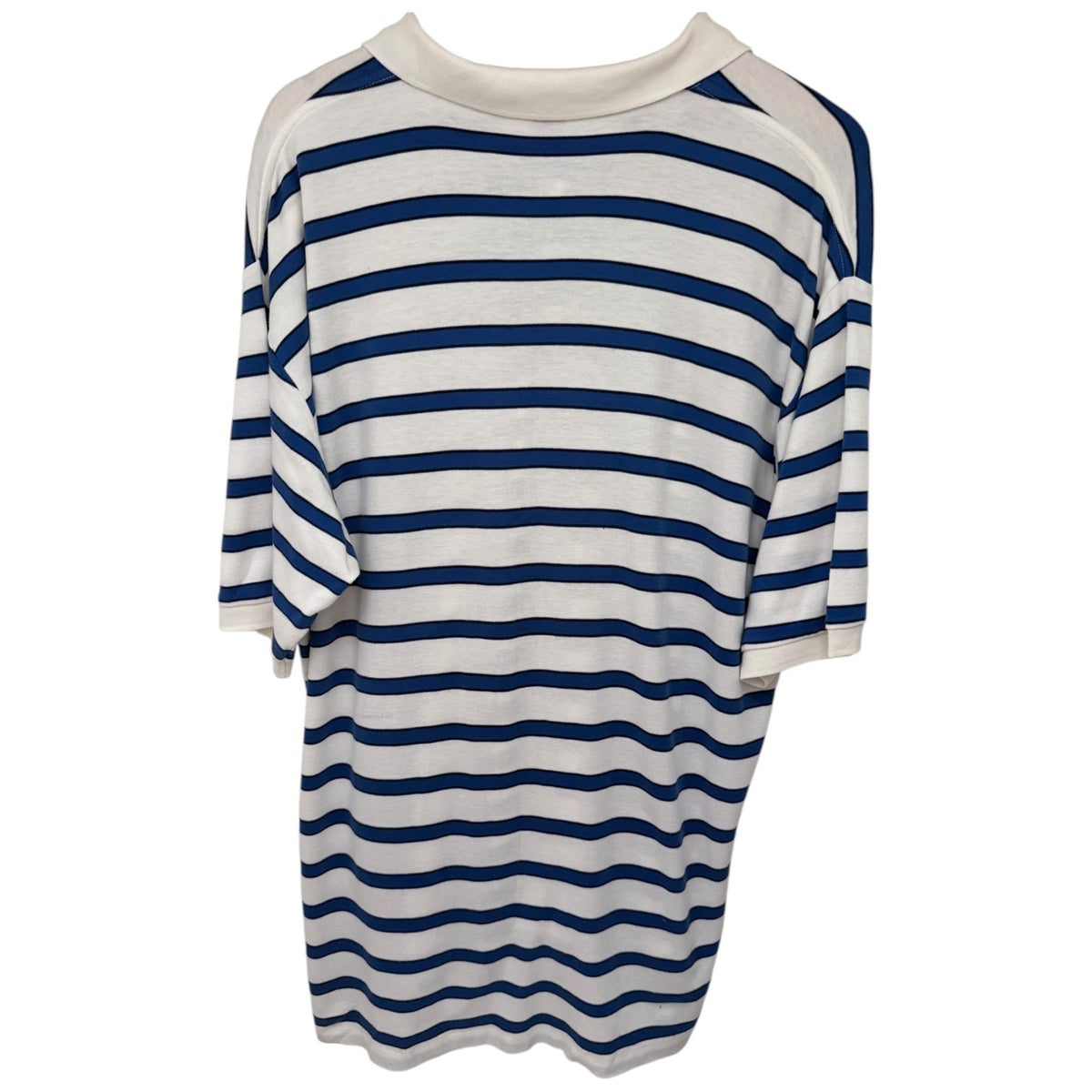 Ralph Lauren Men's White Striped Polo — back view