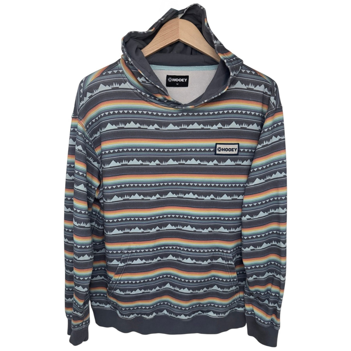 HOOEY Men's Gray Hoodie — front view