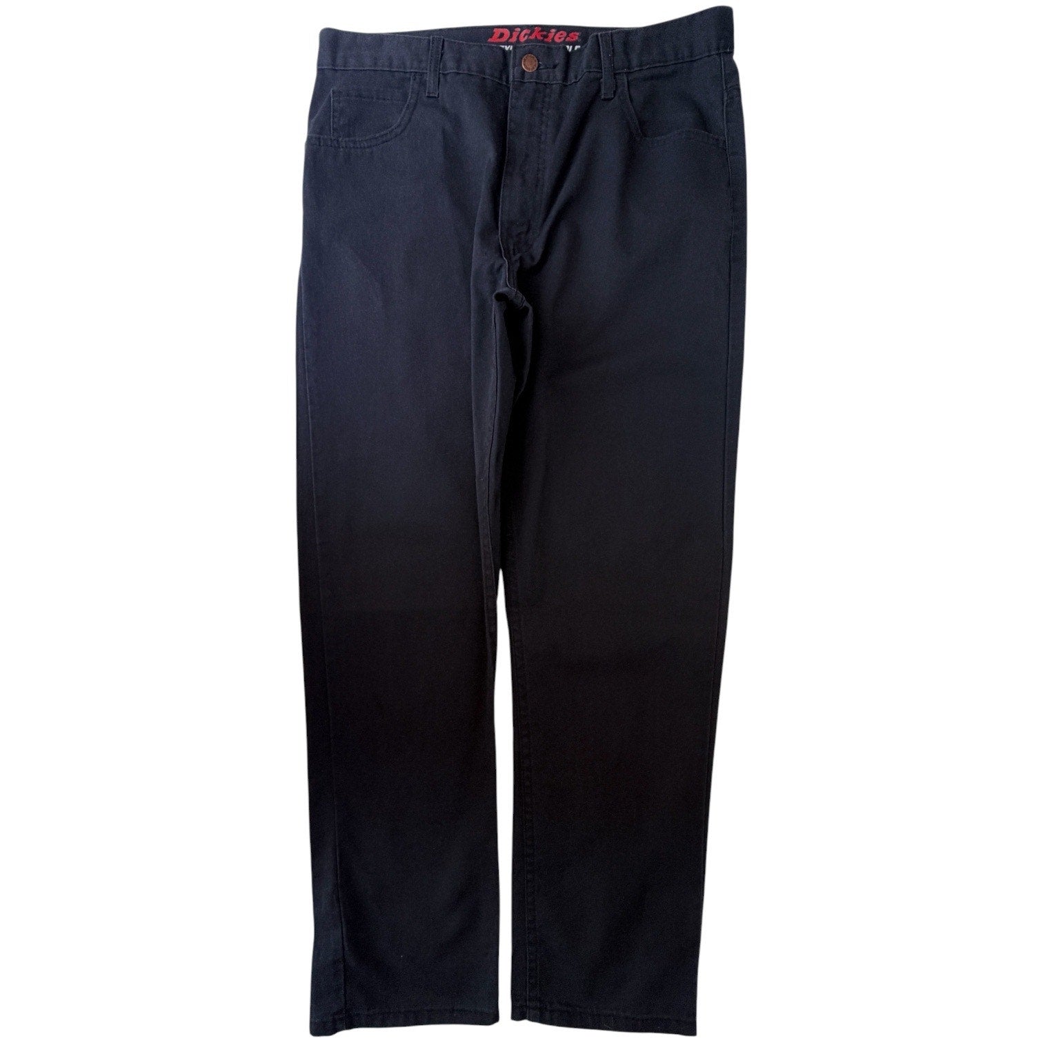 Dickies Mens Pants 36x32 Black Slim Taper Workwear Chino Durable Work Pants