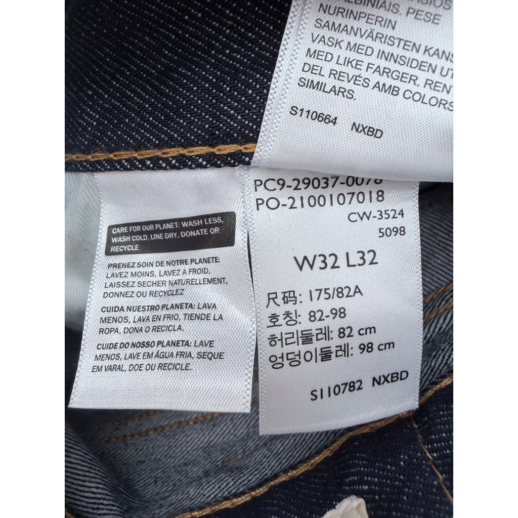 Levis 568 Loose Straight Jeans Mens 32x32 Dark Wash Premium Denim New With Tags