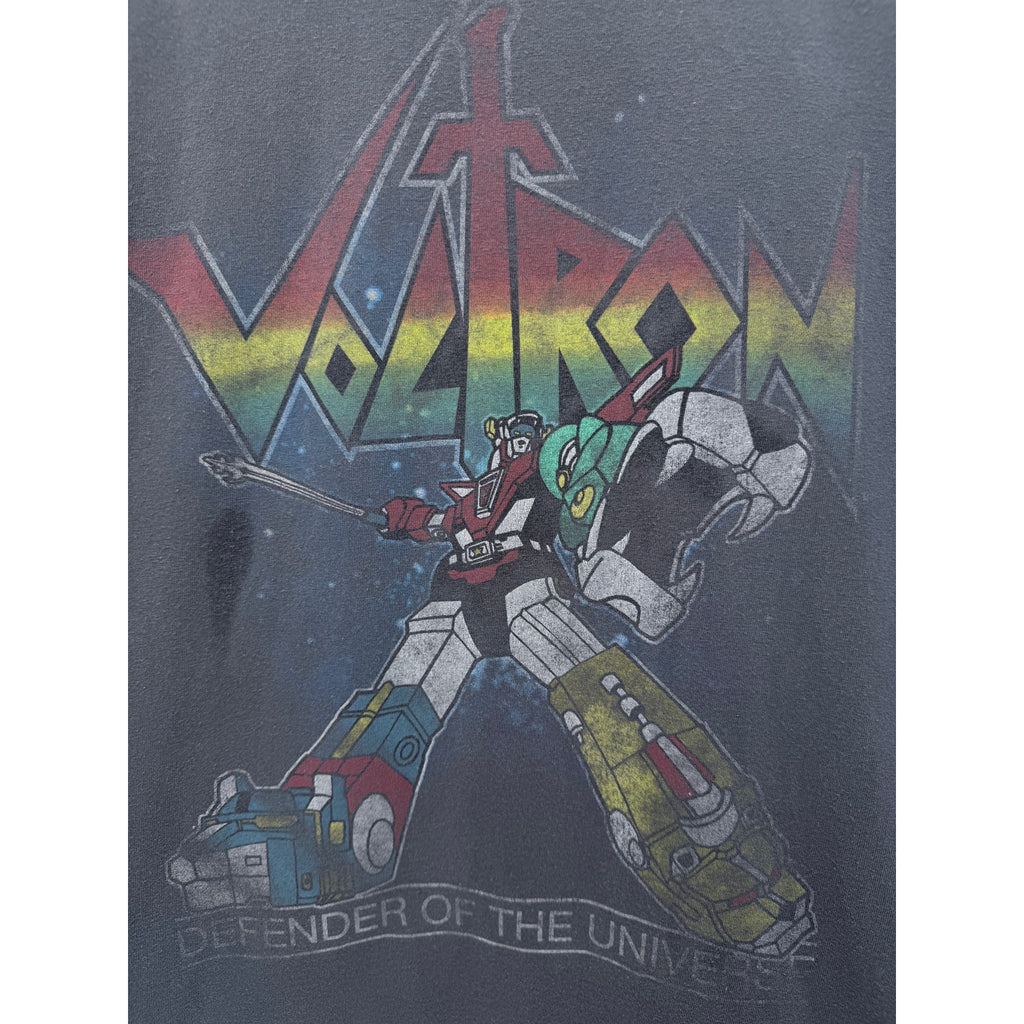 Voltron Graphic T Shirt Mens Large Gray Defender Of The Universe Anime Tee