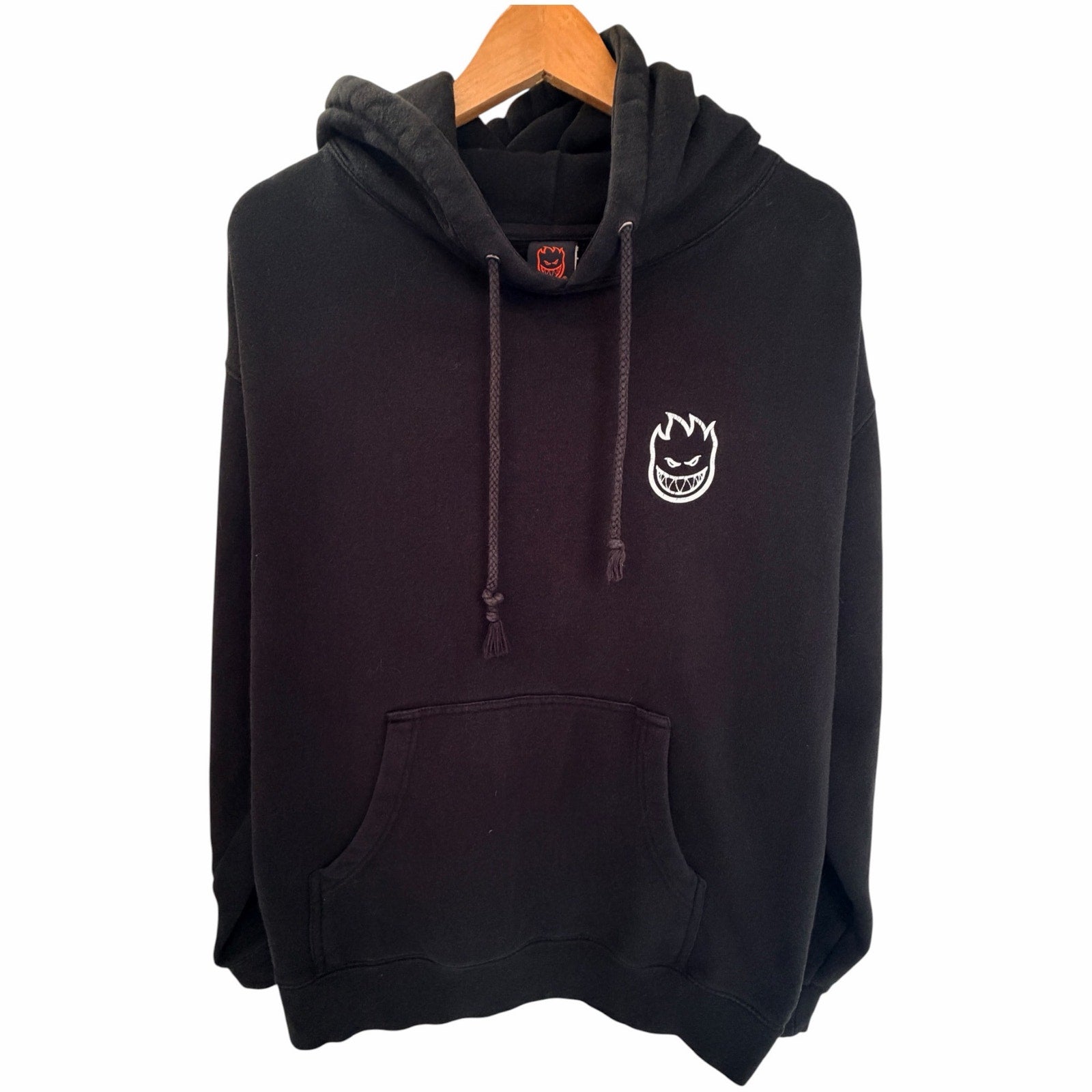 Spitfire Bighead Black Logo Spellout Pullover Hoodie 24x27