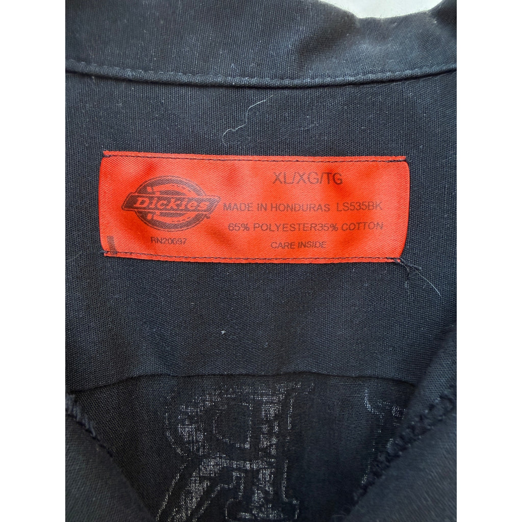 Dickies Sturgis Rally Week 2016 Shirt Mens XL Black Motorcycle Button Up Biker