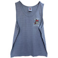 Pirana Joe Skull Graphic Tank Top Mens Large Gray Bahamas Pirate Sleeveless