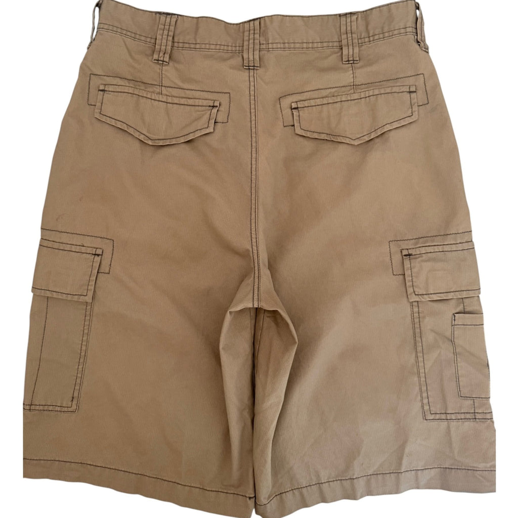 Nat Nast Men's Khaki Cargo Shorts — back view