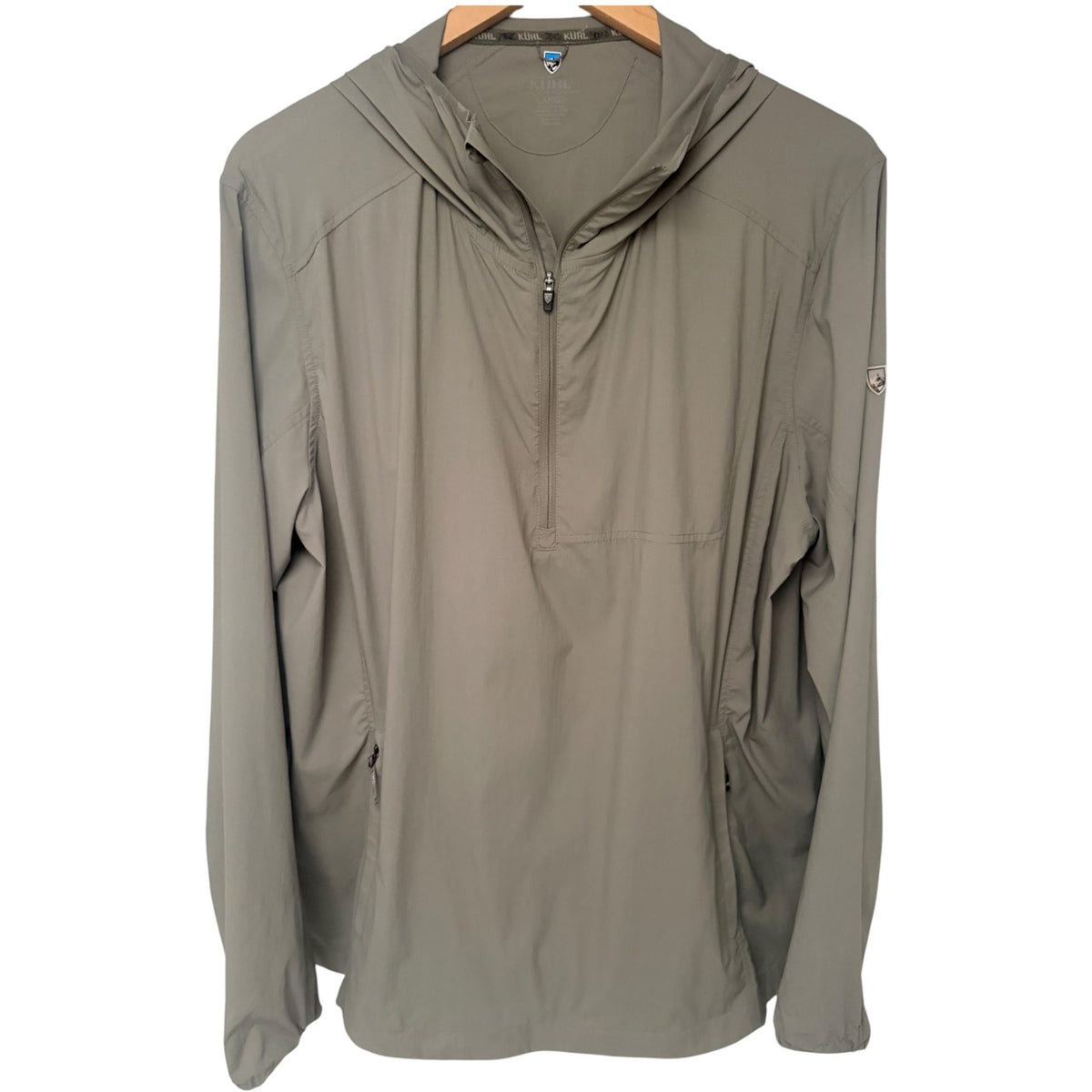 KÜHL Men's Gray Air Speed Hoodie — front view
