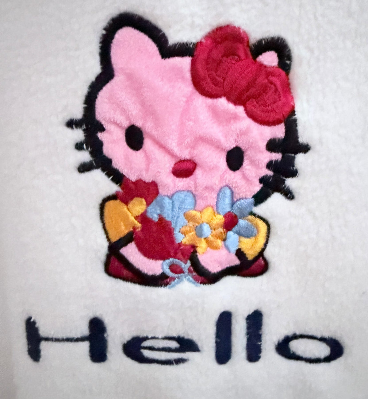 Sports World Women's White Hello Kitty Mock Neck Fleece — view 4