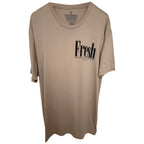 Superfresh Men's Beige Fresh Worldwide T-Shirt — front view