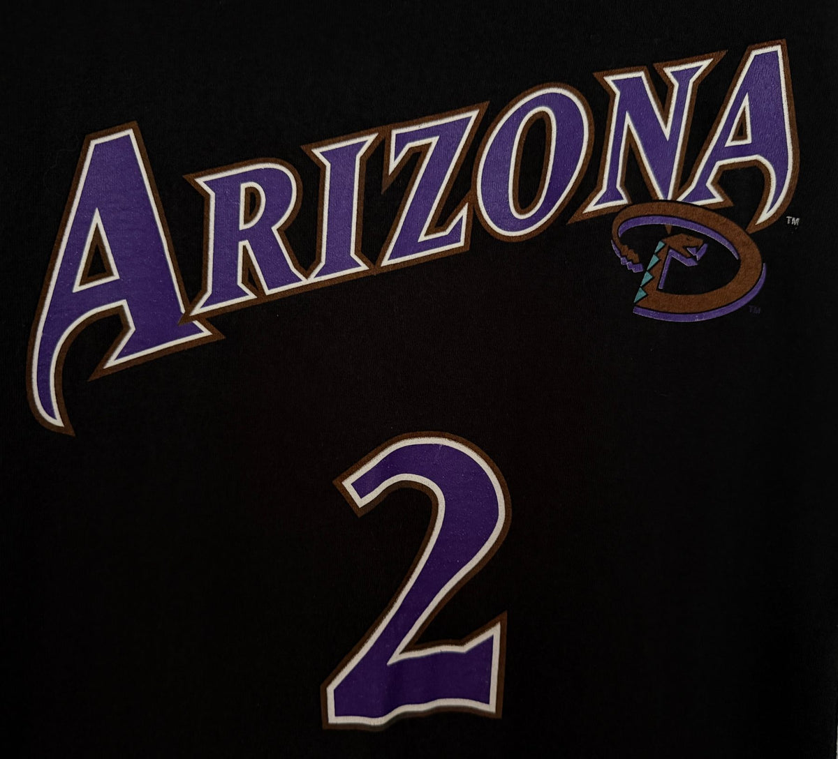 Delta Pro Weight Men's Black Arizona Diamondbacks Crewneck T-Shirt — view 5
