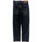 Levi's Wedgie Straight High-Rise Jeans Women's 27 Washed Black detail image 2