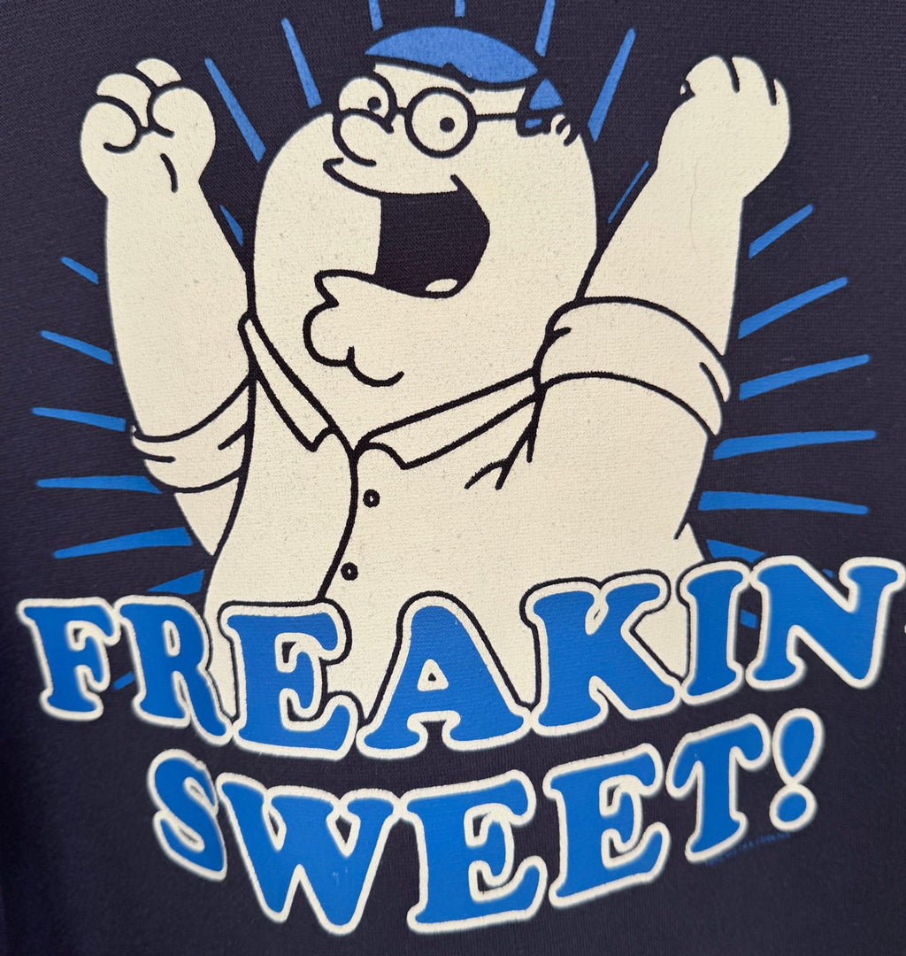 Family Guy Men's Navy Blue Family Guy Freakin' Sweet! Hoodie — view 4
