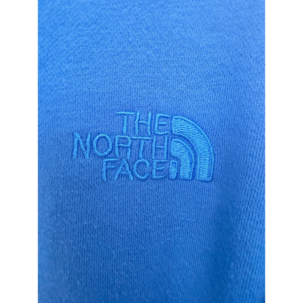 The North Face Hoodie Mens Large Blue Full Zip Fleece Outdoor Jacket