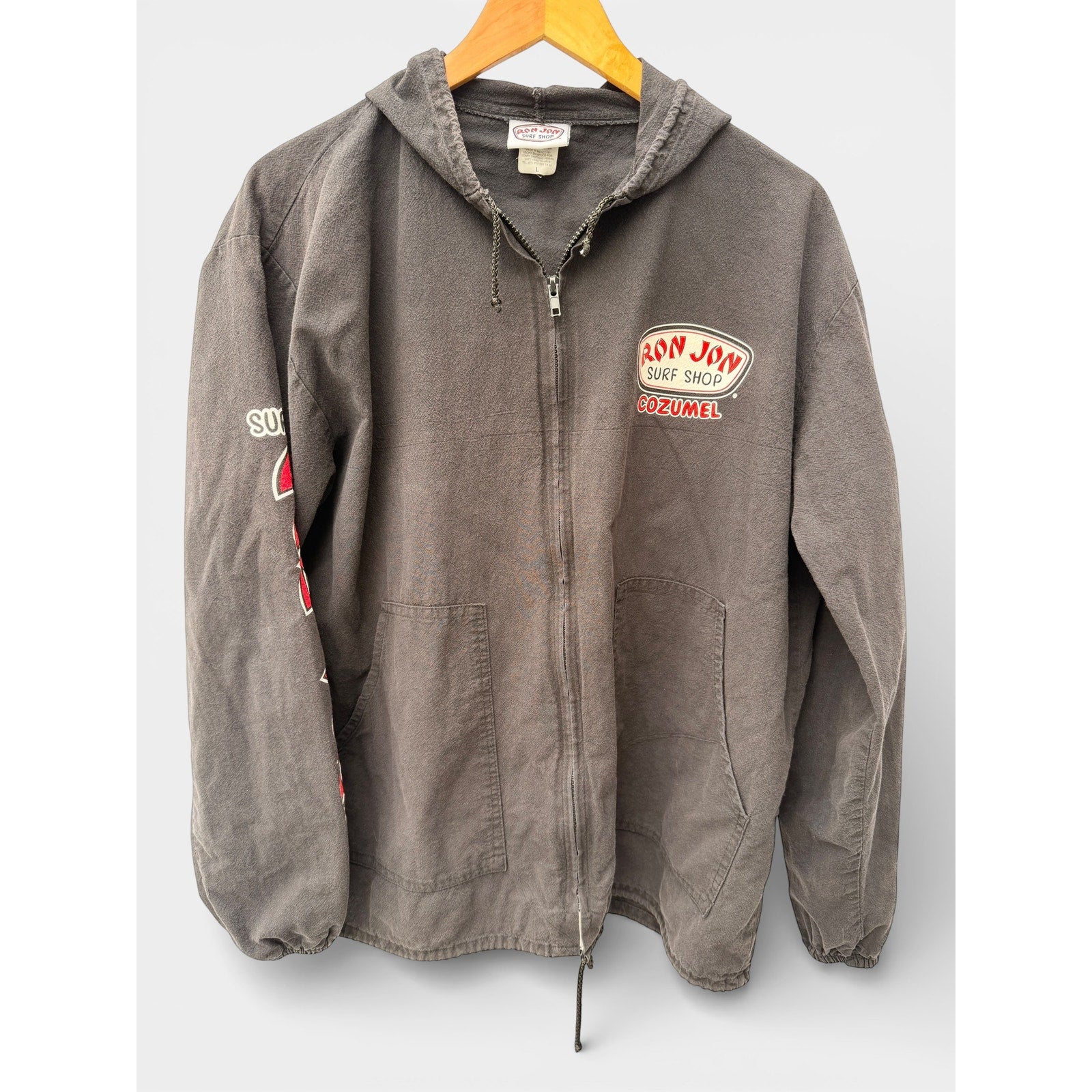 Ron Jon Surf Shop Cozumel Zip Hoodie L