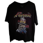 Poison Rock N Roll Skull Graphic Band T Shirt Black Mens 2XL