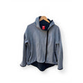 Nike Asymmetrical Zip Hoodie Womens Large Gray Tech Jacket