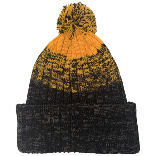 '47 Brand Black Gold Pittsburgh Steelers NFL Knit Beanie - ONE SIZE