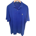 Polo Ralph Lauren Mens Polo Shirt Blue Short Sleeve Pony Logo Golf Casual L