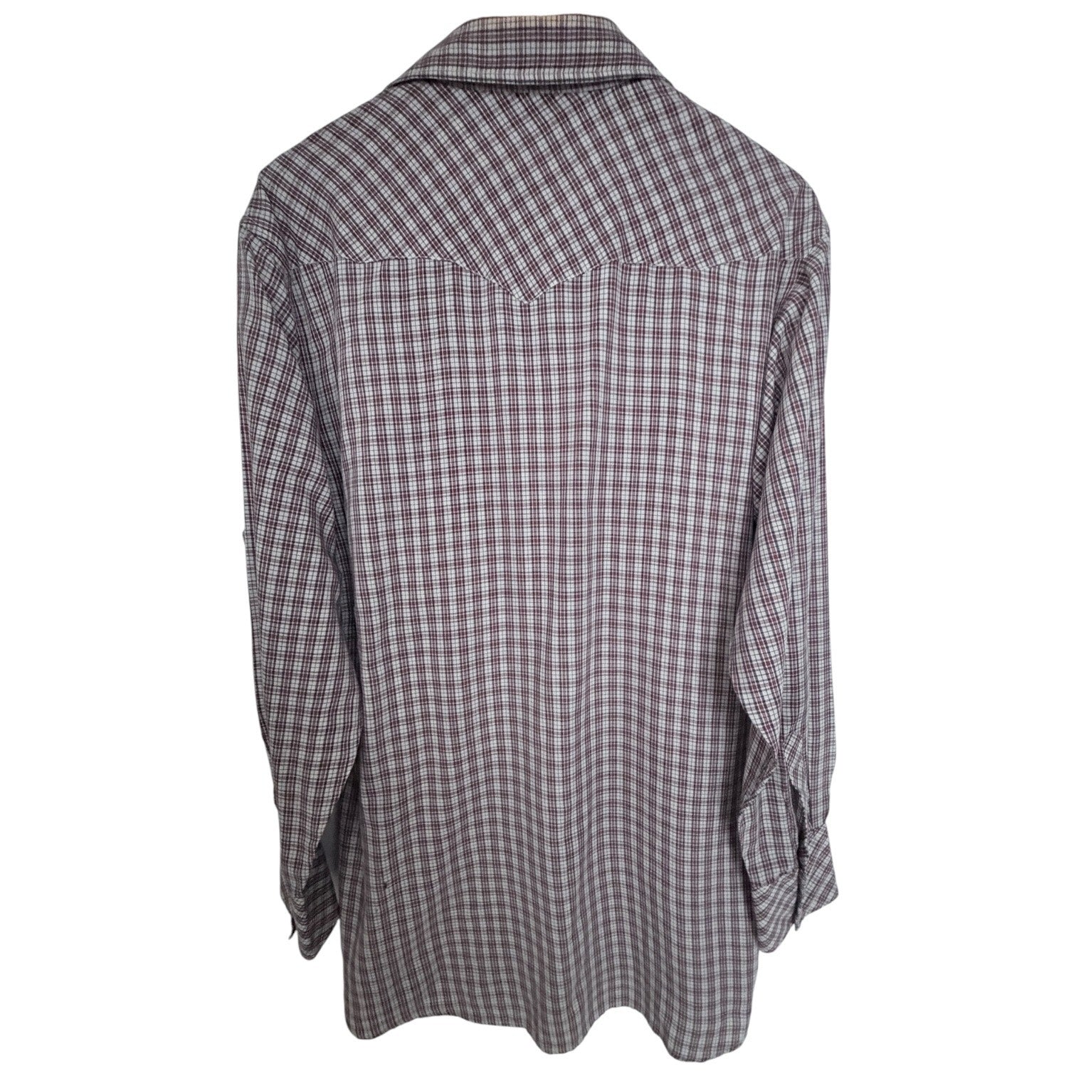 Corral West Ranchwear Plaid Pearl Snap Western Shirt Mens Large Cowboy